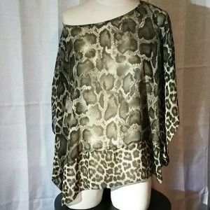 Micheal Kors Snake Skin Blouse
